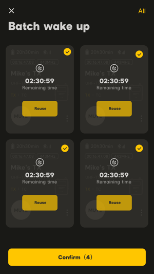 sidus audio batch wake-up seting 3