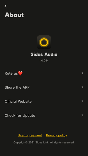 sidus audio_about