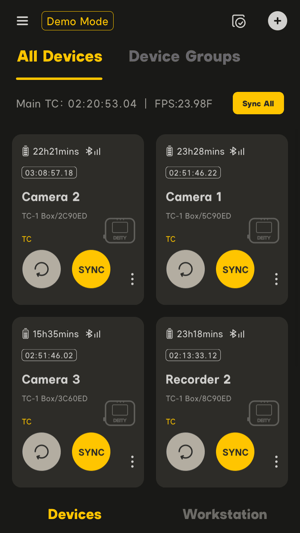 sidus audio_demo mode