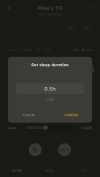sidus audio_sleep setting 2